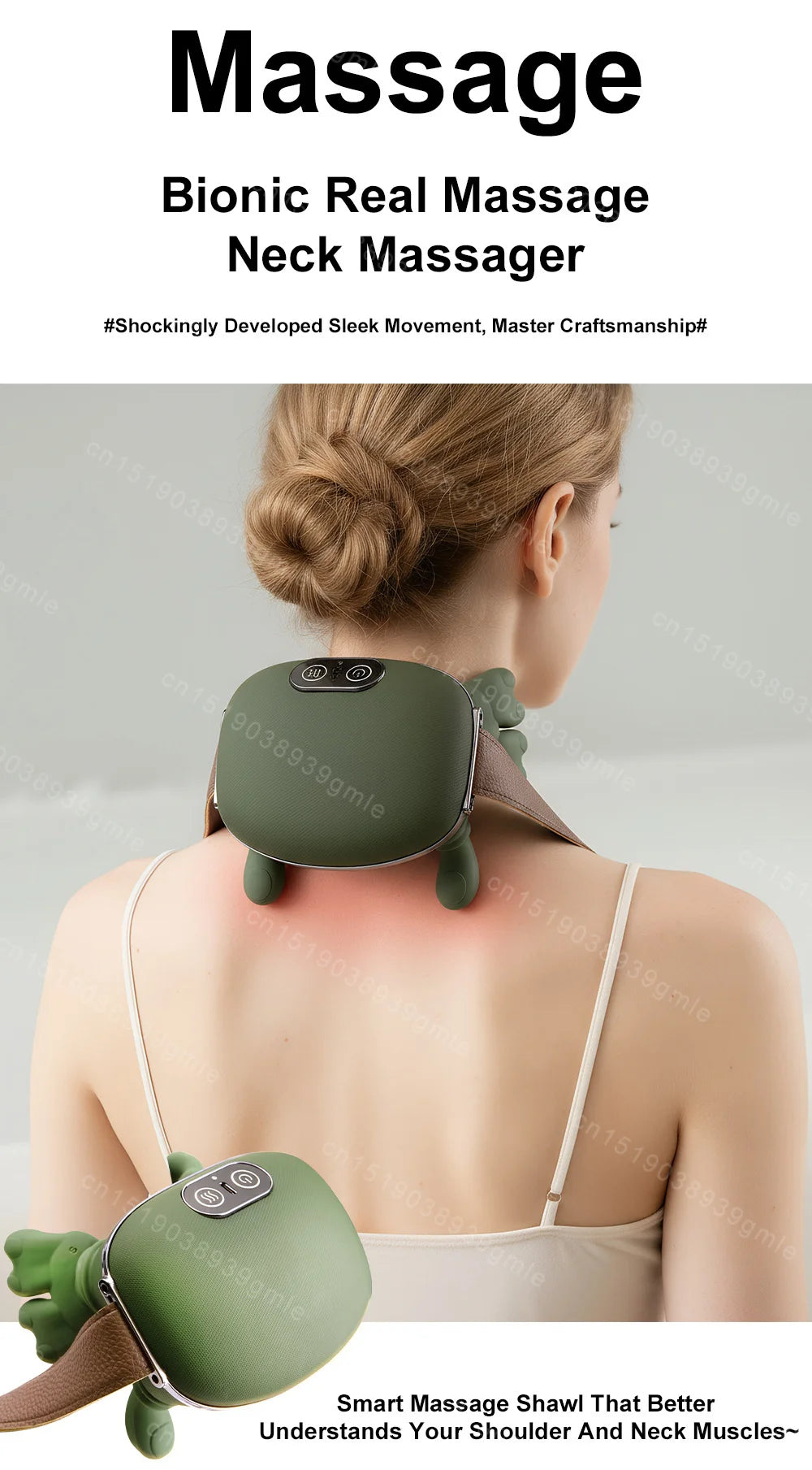 HeatFlex Bionic Hand Neck Massager