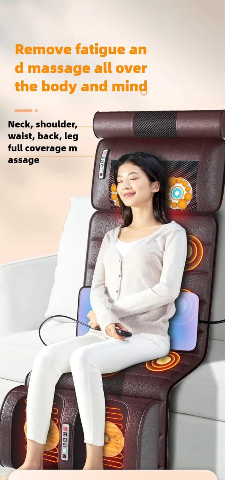 HeatFlex Full-Body Heating Massage Mattress