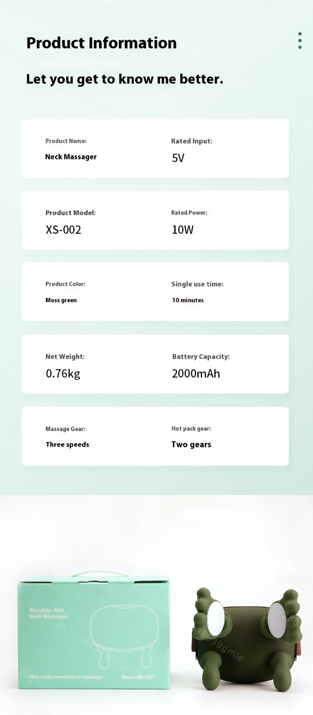 HeatFlex Bionic Hand Neck Massager