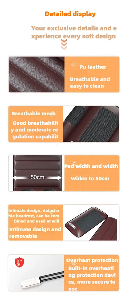 HeatFlex Full-Body Heating Massage Mattress