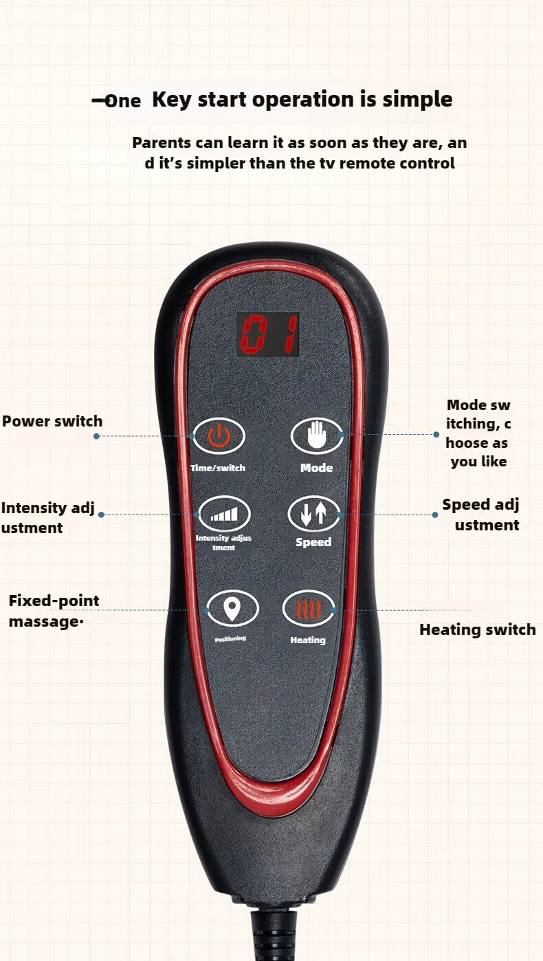 HeatFlex Full-Body Heating Massage Mattress