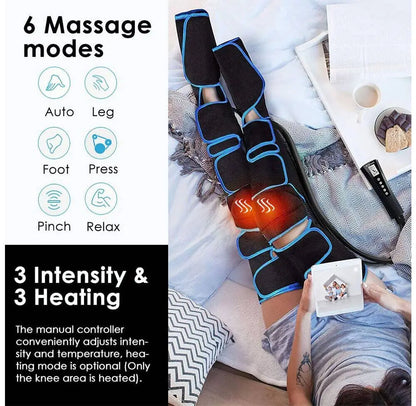 HeatFlex Air Compression Leg Massager