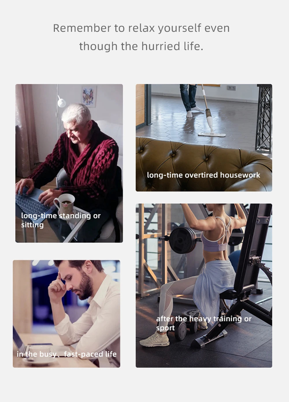 HeatFlex Air Compression Leg Massager