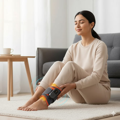 HeatFlex Ankle Heat & Vibration Massager